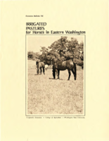 Irrigated pastures for horses in eastern Washington