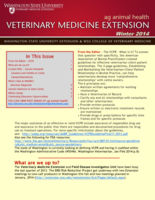 Veterinary Medicine Extension Newsletter, Winter 2014
