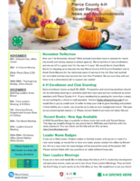 Pierce County 4-H Clover Report News and Announcements, November 2019
