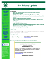 4-H Friday Update, January 5, 2018