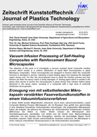 Vacuum Infusion Processing of Self-Healing Composites with Reinforcement Bound Microcapsules