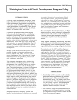 Washington State 4-H Youth Development Program policy