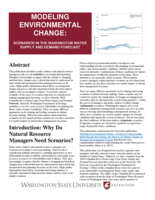 Modeling environmental change: Scenarios in the Washington water supply and demand forecast
