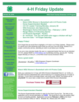 4-H Friday Update, January 25, 2019