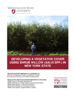 Developing a vegetative cover using shrub willow (Salix spp.)