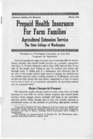 Prepaid health insurance for farm families