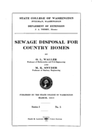Sewage disposal for country homes