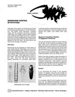 Wireworm control in potatoes