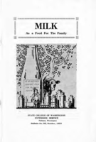 Milk as a food for the family