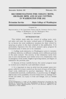 Recommendations for codling moth, orchard mite, and scale control in Washington for 1941