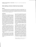 Seeds, seedlings, and growth of Pacific yew (Taxus brevifolia)