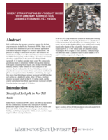 Wheat straw pulping by-product mixed with lime may address soil acidification in no-till fields