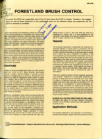 Forestland brush control