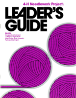 4-H needlework project: Leader's guide