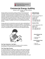 Commercial Energy Auditing
