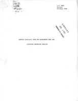 Reports available from the Washington crop and livestock reporting service