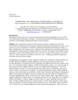 Distribution and phenology of the cereal leaf beetle, Oulema melanopus (L.) (Coleoptera:Chrysomedlidae) in Oregon
