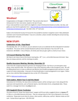 CloverGram, November 17, 2015