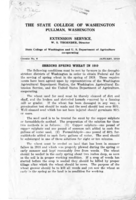 Seeding spring wheat in 1919