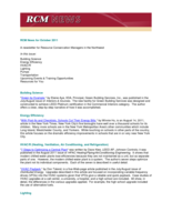 RCM News, October 2011
