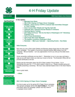 4-H Friday Update, March 14, 2014