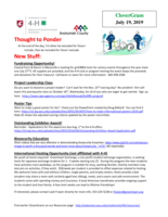 CloverGram, July 19, 2019