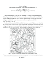 Setting the Stage: The Landscape Archaeology of the Cedar Mesa Basketmaker II