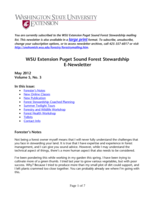 WSU Extension Puget Sound Forest Stewardship E-Newsletter, May 2012