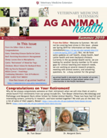 Veterinary Medicine Extension Newsletter, Summer 2019