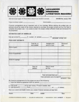 Advanced breeding livestock record