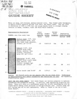 Soil guide sheet: Farrell