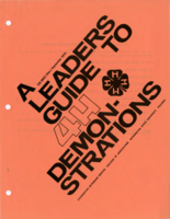 A leaders guide to 4-H demonstrations