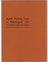 Apple packing costs in Washington, 1971: An economic-engineering analysis