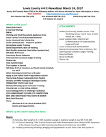 Lewis County 4-H E-Newsblast, March 2017