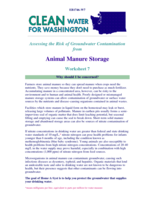 Home-A-Syst: Animal Manure Storage