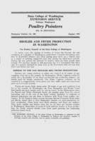 Poultry pointers: Broiler and fryer production in Washington