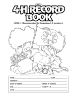 4-H Record Book, Level 1