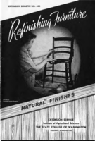 Refinishing furniture: Natural finishes