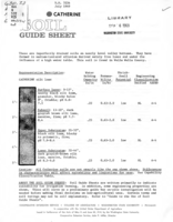 Soil guide sheet: Catherine