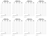 Summary Card: 4-H Judging Contest