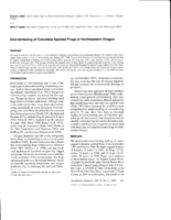 Overwintering of Columbia spotted frogs in northeastern Oregon