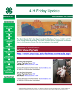 4-H Friday Update, February 8, 2013