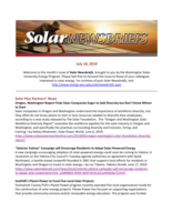 Solar Newsbriefs, July 17, 2019