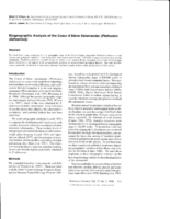 Biogeographic analysis of the Coeur d'Alene salamander (Plethodon idahoensis)