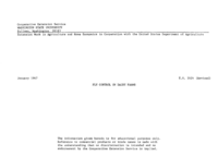 Fly control on dairy farms