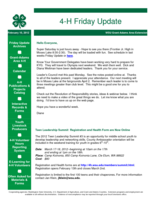 4-H Friday Update, February 10, 2012
