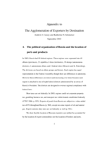 Appendix to the Agglomeration of Exporters by Destination