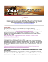 Solar Newsbriefs, August 8, 2019