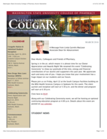 CougaRx Alumni Newsletter, March 2016