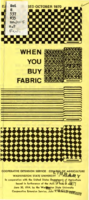 When you buy fabric